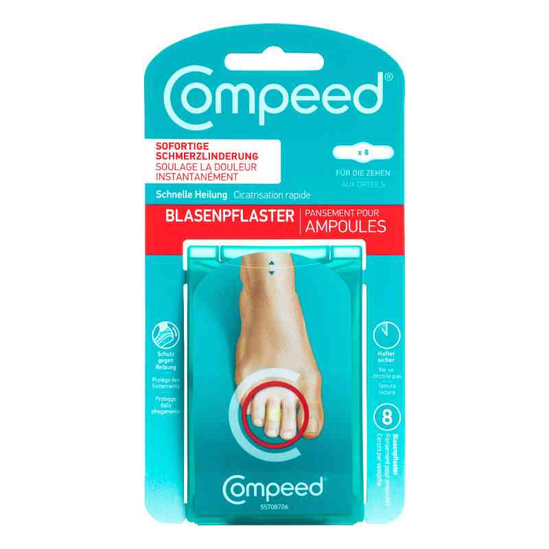 Compeed plastry na odciski przy palcach 8 szt. od Perrigo Deutschland GmbH PZN 05995298