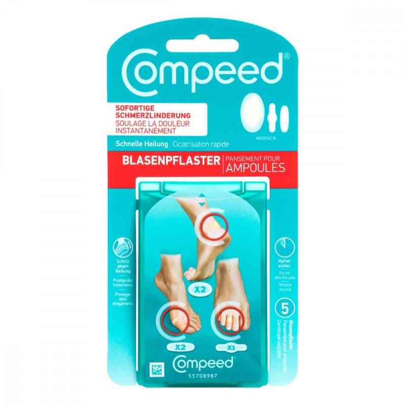 Compeed plastry na pęcherze, odciski - zestaw 5 szt. od Perrigo Deutschland GmbH PZN 07663028