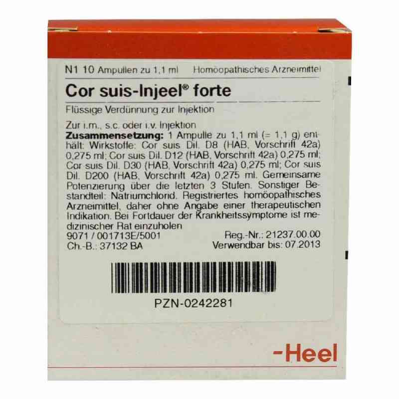 Cor Suis Injeele forte 1,1 ml ampułki 10 szt. od Biologische Heilmittel Heel GmbH PZN 00242281