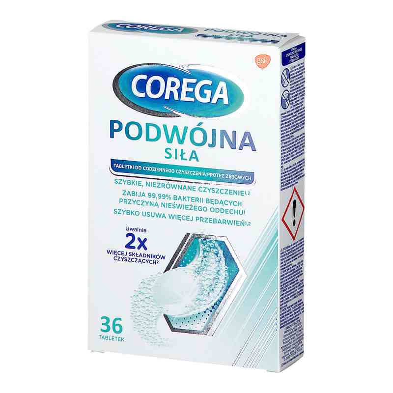 Corega Podwójna siła, tabletki 36  od STAFFORD MILLER DUNGARVAN PZN 08300939