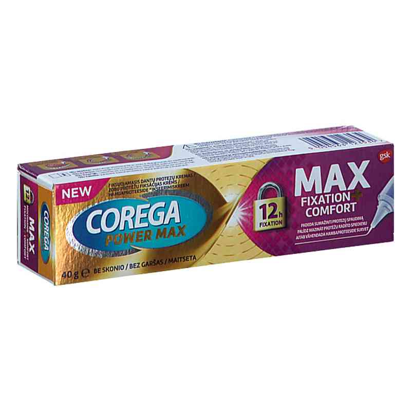 Corega Power Max Mocowanie + Komfort 40 g od STAFFORD MILLER DUNGARVAN PZN 08304196