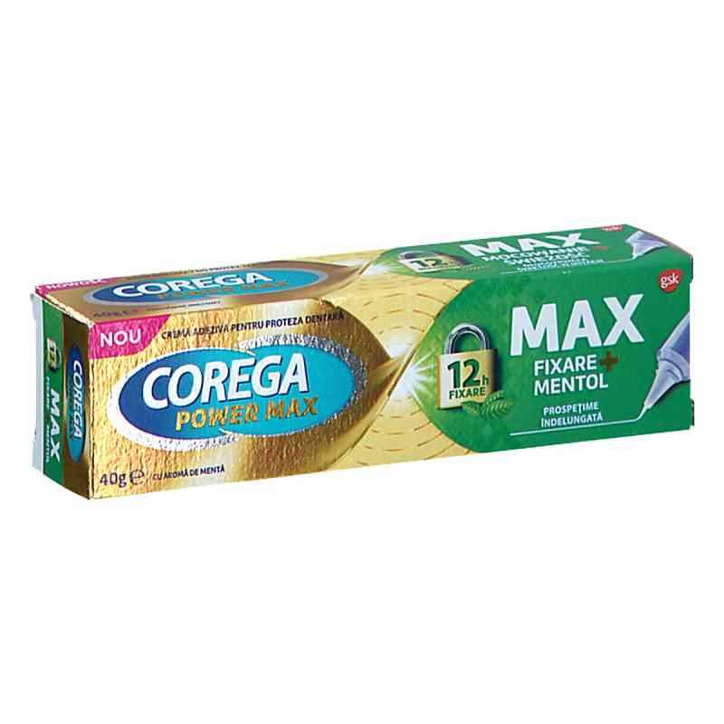 Corega Power Max Mocowanie + Świeżość 40 g od STAFFORD MILLER DUNGARVAN PZN 08304195