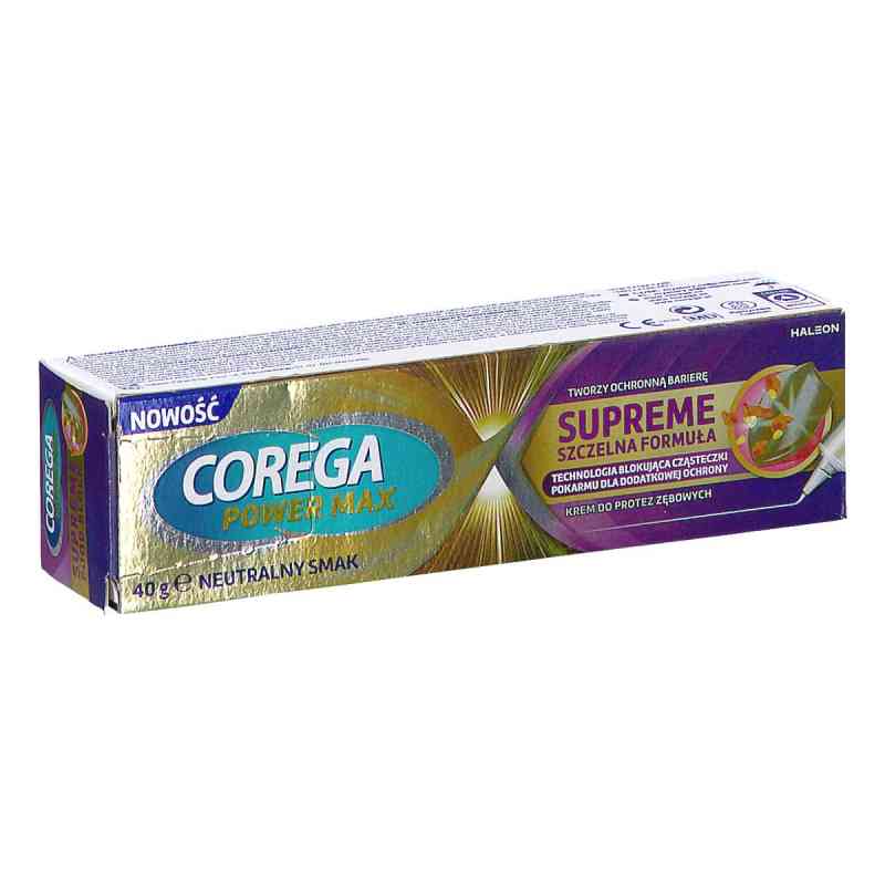 Corega Power Max Supreme Szczelna Formuła Krem do protez 40 g od STAFFORD MILLER DUNGARVAN PZN 08306576