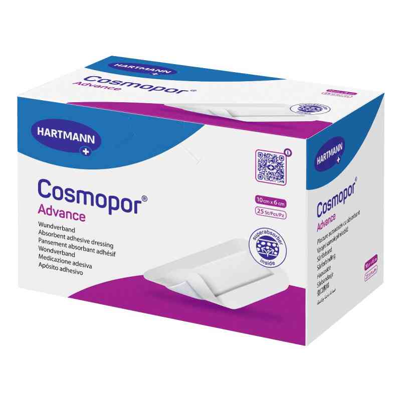 Cosmopor Advance 10x6cm 25 szt. od PAUL HARTMANN AG PZN 03546515
