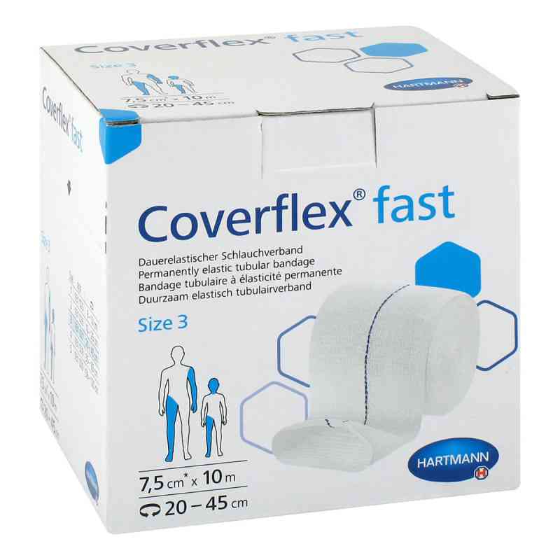 Coverflex fast Schlauchverband gr.3 7,5 cmx10 m weiss 1 szt. od PAUL HARTMANN AG PZN 13828321