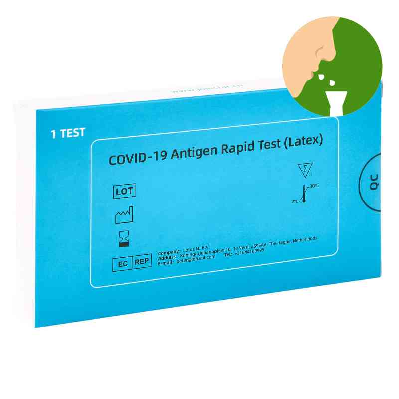 Covid-19 szybki test antygenowy ze śliny (Latex) 1 szt. od care impuls Vertriebs GmbH - CIV PZN 17197952