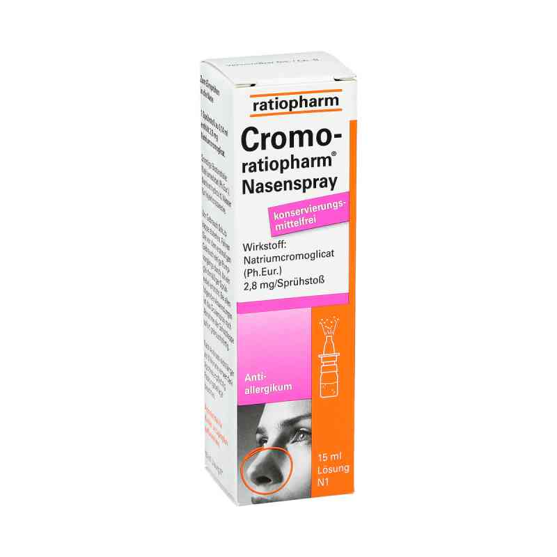 Cromo Ratiopharm Nasenspray kons.frei 15 ml od ratiopharm GmbH PZN 04952619