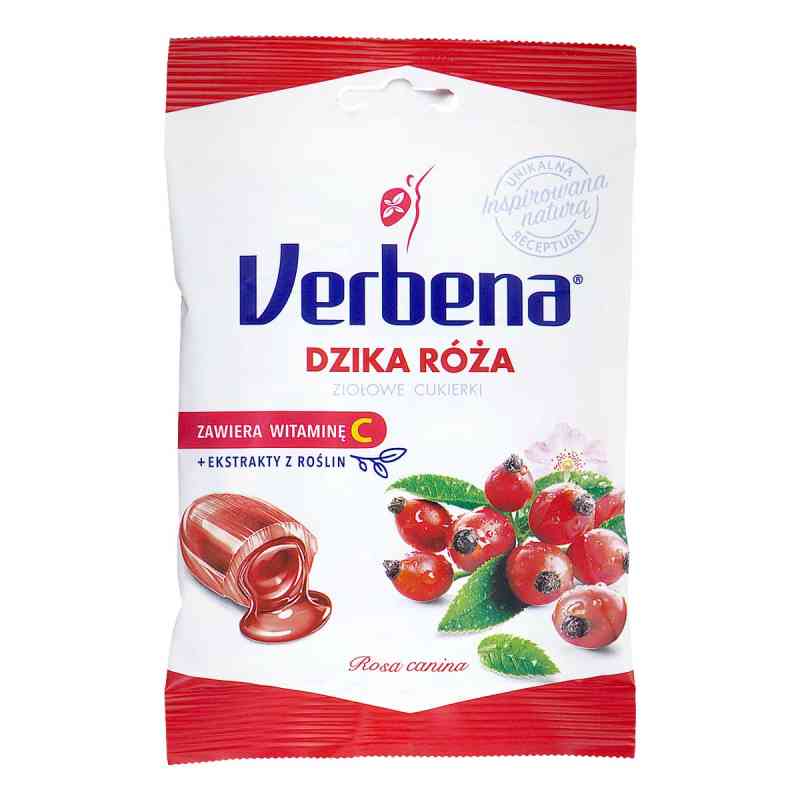 Cukierki Verbena dzika róża z witaminą C 60 g od IDC HOLDING A.S. PZN 08305290