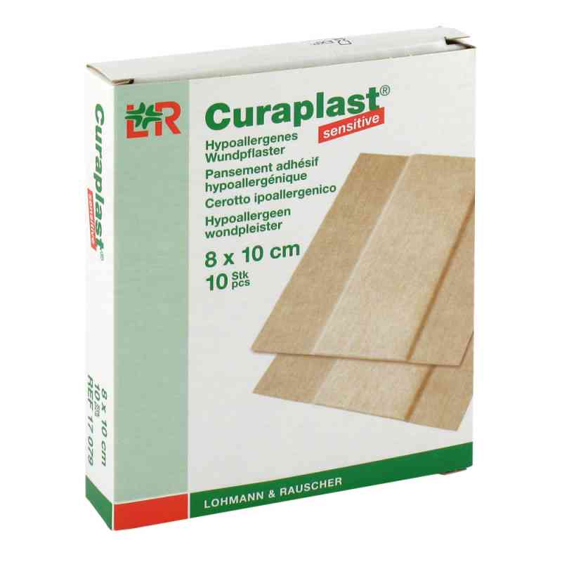 Curaplast sensitive opatrunek na rany 8x10cm 10 szt. od Lohmann & Rauscher GmbH & Co.KG PZN 06980117
