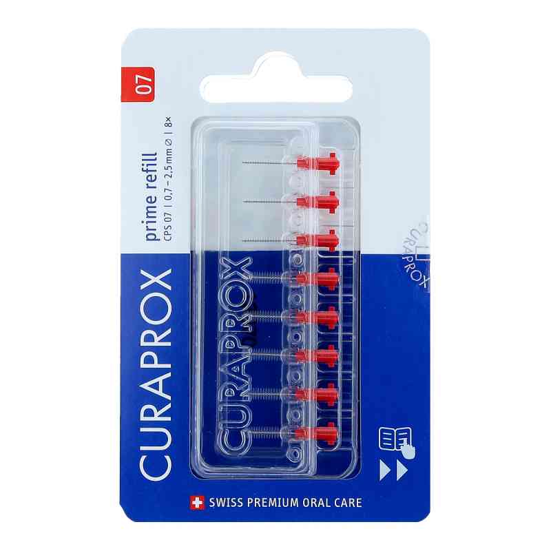 Curaprox prime refill szczoteczki międzyzębowe 8 szt. od Curaden Germany GmbH PZN 16166412