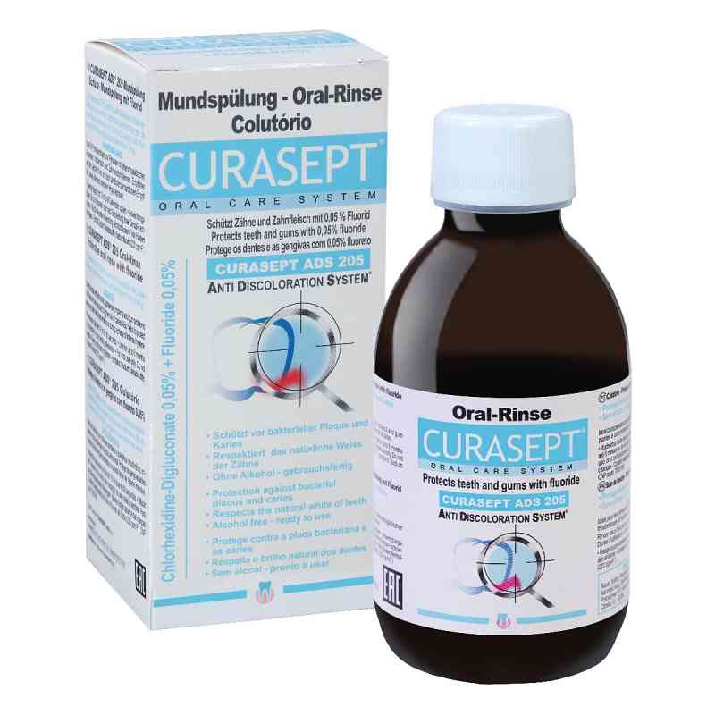 Curasept 0,05% Chlorhexidin Ads 205 roztwór 200 ml od Xaradent GmbH PZN 16127949