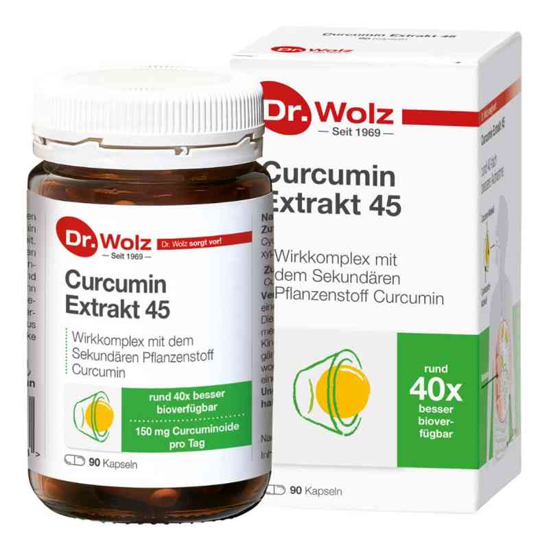 Curcumin Extrakt 45 Doktor wolz kapsułki 90 szt. od Dr. Wolz Zell GmbH PZN 10793390