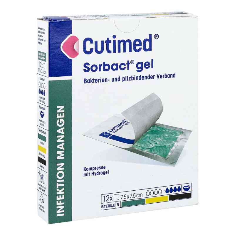 Cutimed Sorbact Gel kompresy 7,5 x 7,5 cm 12 szt. od BSN medical GmbH PZN 07353434