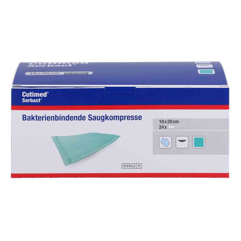 Cutimed Sorbact Saugkompressen 10x20 cm 24 szt. od BSN medical GmbH PZN 07347161