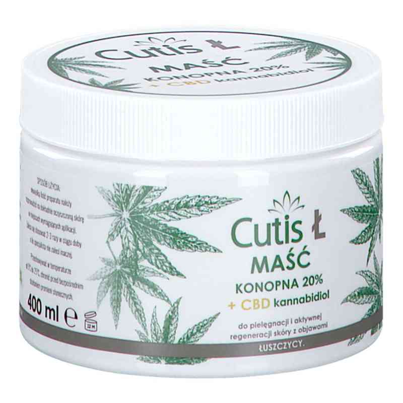 CUTIS Ł - ŁUSZCZYCA Maść konopna 20% + CBD 400 ml od MYLAB SP. Z O.O. PZN 08304079
