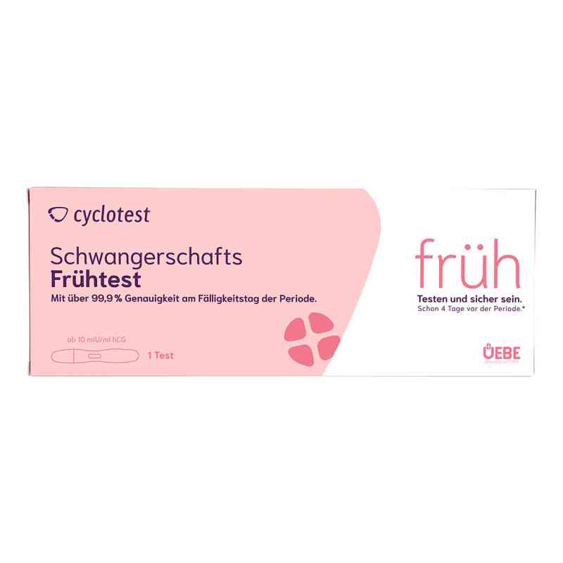 Cyclotest test ciążowy wczesny 10 mlU/ml mocz 1 szt. od Uebe Medical GmbH PZN 13513014