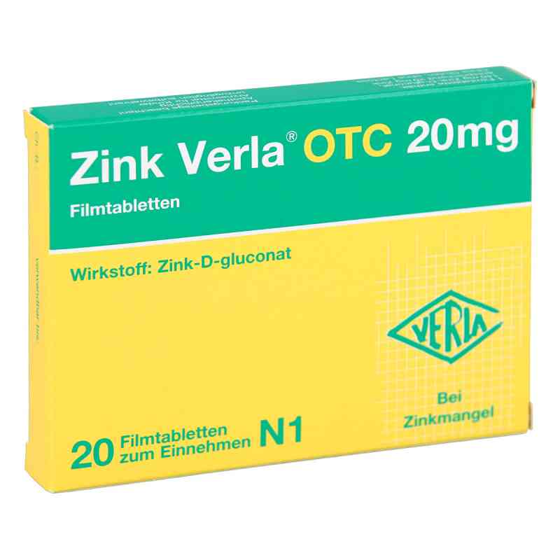Cynk Verla OTC 20 mg 20 szt. od Verla-Pharm Arzneimittel GmbH & Co. KG PZN 03000526