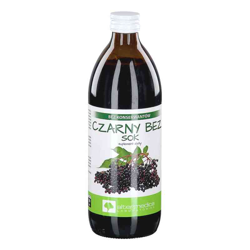 Czarny Bez Sok Altermedica 500 ml od ALTER MEDICA JAN SZUPINA PZN 08305711