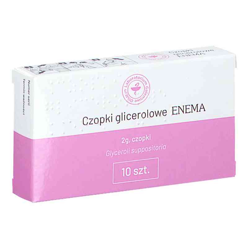 Czopki Glicerolowe Enema 10  od LABORATORIUM GALENOWE OLSZTYN SP. Z O.O. PZN 08304581