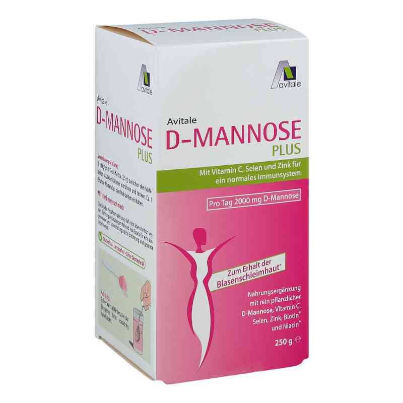 D-mannose Plus 2000 mg witaminy i minerały proszek 250 g od Avitale GmbH PZN 15211381