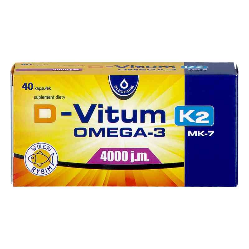 D-Vitum 4000 j.m. K2 MK7 Omega-3 40  od OLEOFARM SP. Z O.O. PZN 08305982