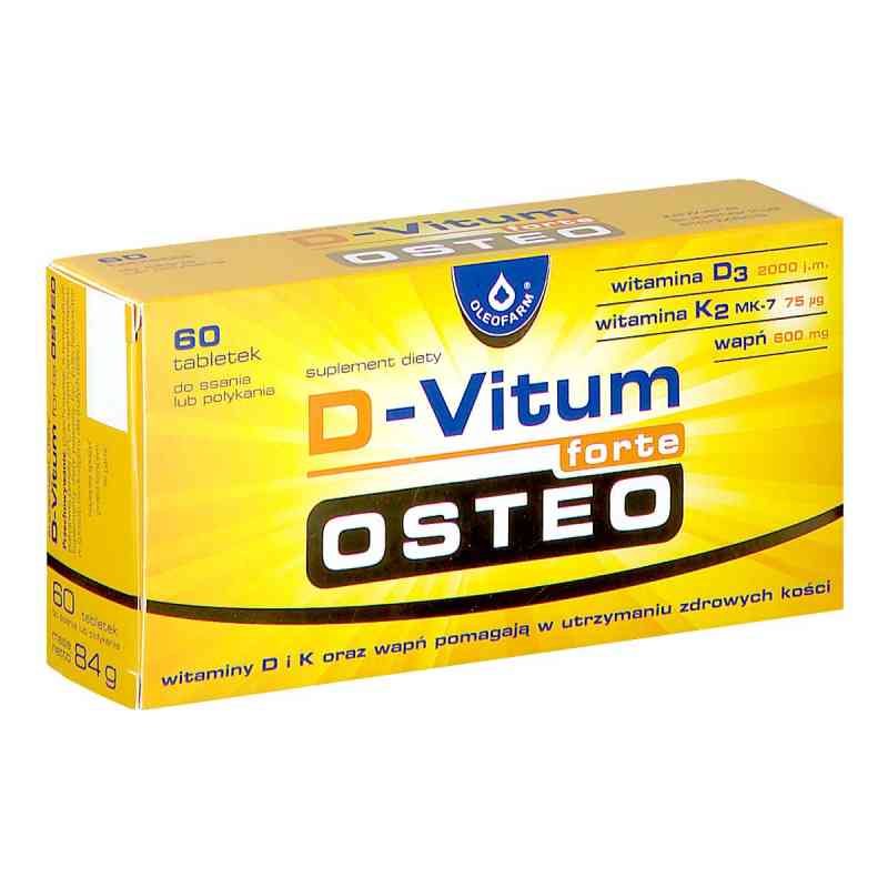 D-Vitum forte Osteo tabletki 60  od OLEOFARM SP. Z O.O. PZN 08302177