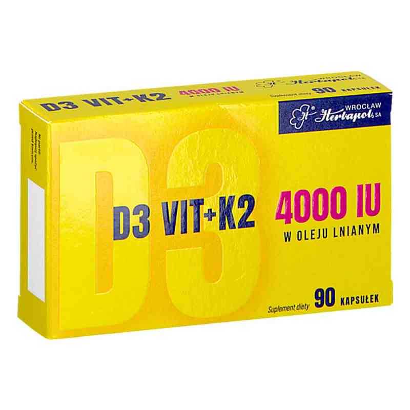 D3 Vit + K2 4000 IU Herbapol Wrocław 90  od 