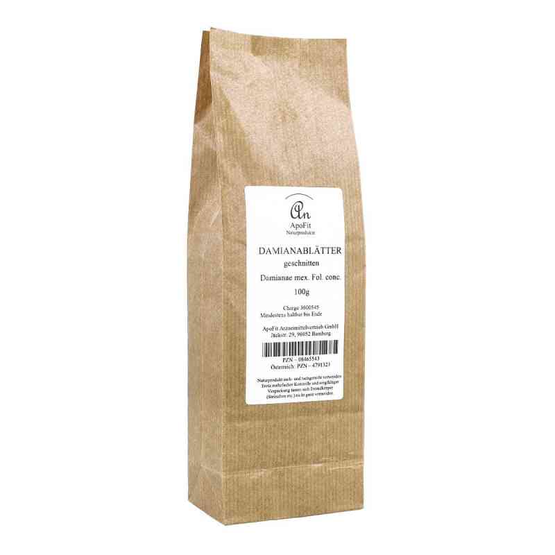 Damiana Blätter 100 g od ApoFit Arzneimittelvertrieb GmbH PZN 08465543