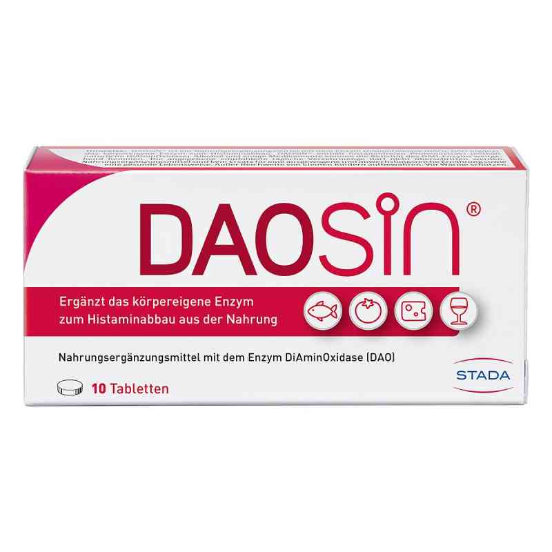 Daosin tabletki wspomagające rozkład histaminy 10 szt. od STADA Consumer Health Deutschland GmbH PZN 16790524