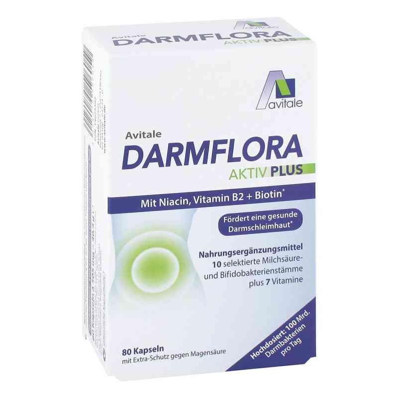 Darmflora Aktiv Plus 100 Mrd.bakterien+7 Vitamine kapsułki 80 szt. od Avitale GmbH PZN 14025392