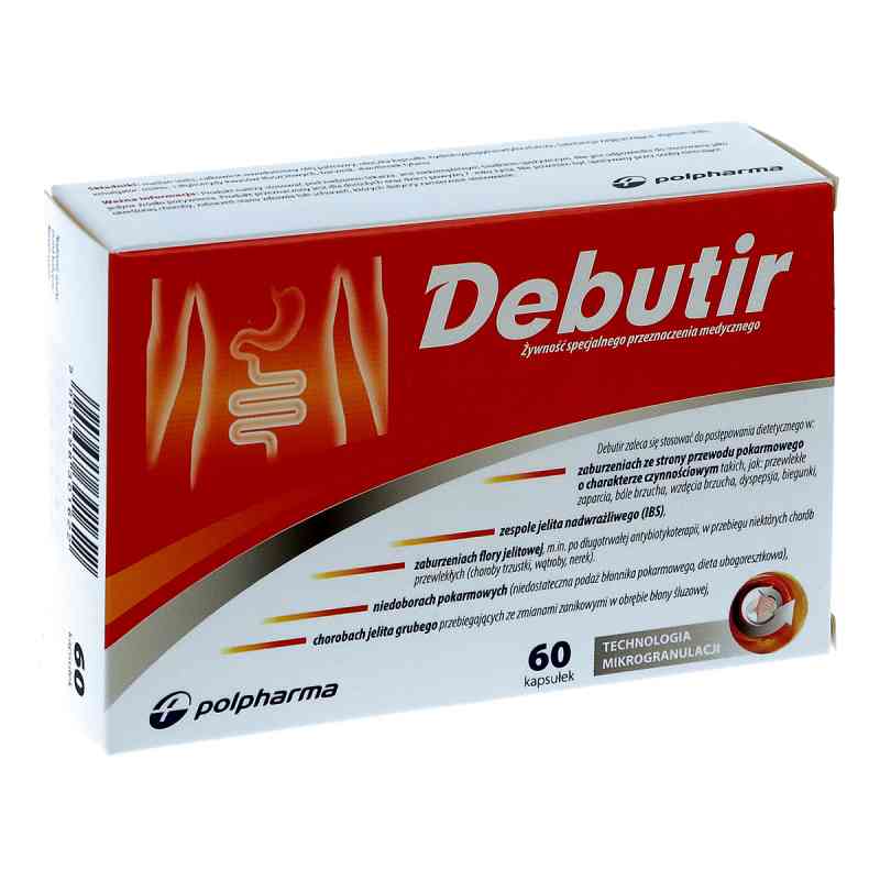 Debutir kapsułki 60  od ZAKŁADY FARMACEUTYCZNE POLPHARMA S.A. PZN 08300057