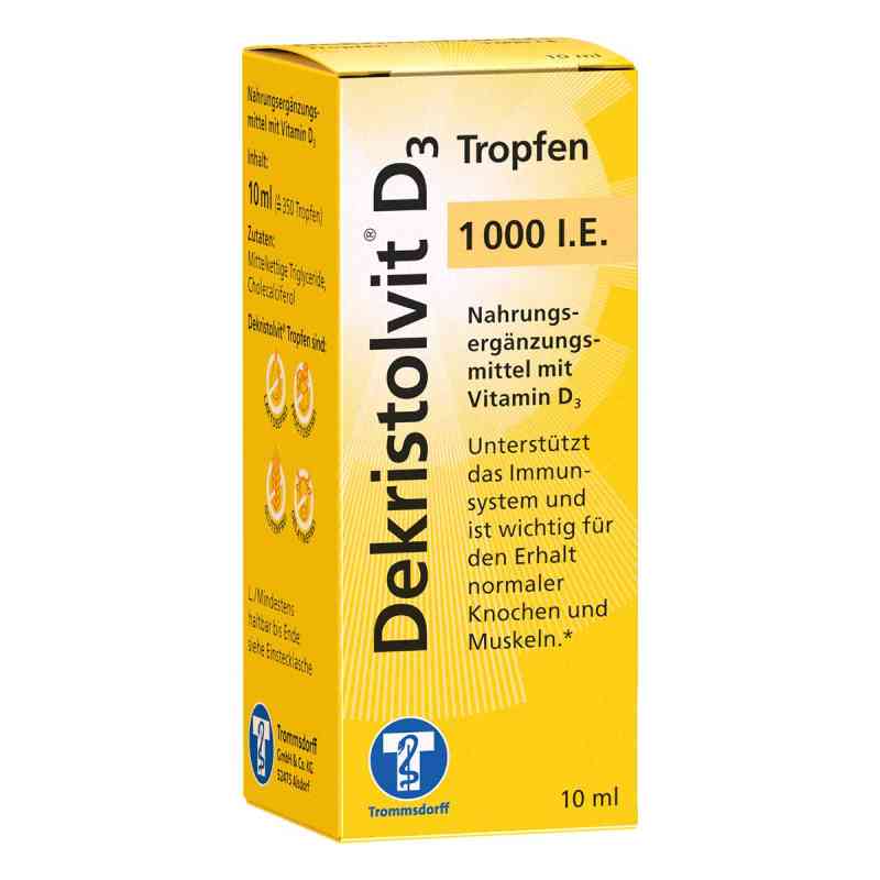 Dekristolvit D3 1.000 I.e. krople 10 ml od Trommsdorff GmbH & Co. KG PZN 13867108