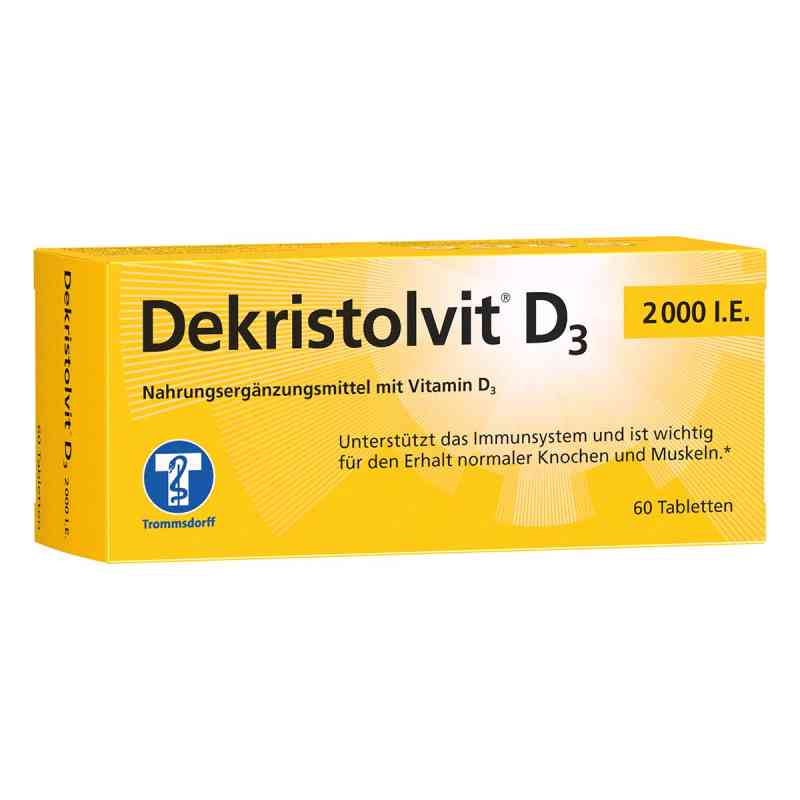 Dekristolvit D3 2.000 I.e. tabletki 60 szt. od Trommsdorff GmbH & Co. KG PZN 10818523