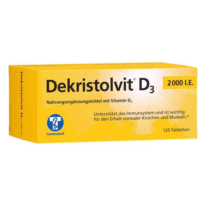 Dekristolvit witamina D3 2.000 I.e. tabletki 120 szt. od Trommsdorff GmbH & Co. KG PZN 10818546