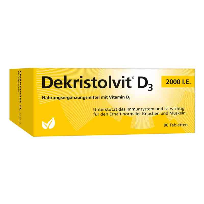 Dekristolvit witamina D3 2.000 I.e. tabletki 90 szt. od Hübner Naturarzneimittel GmbH PZN 10818569