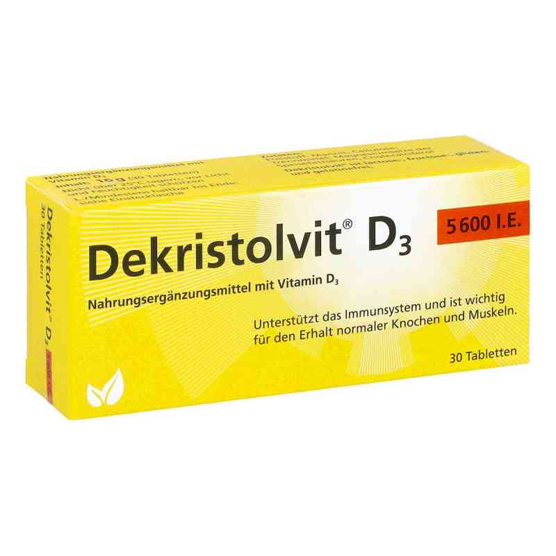 Dekristolvit witamina D3 5.600 I.e. tabletki 30 szt. od Hübner Naturarzneimittel GmbH PZN 11709687