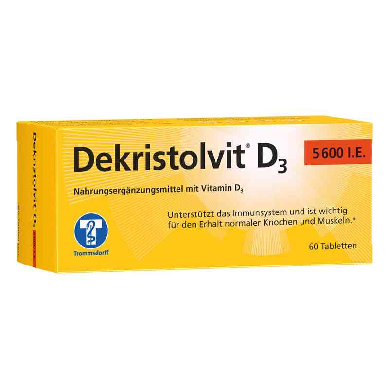 Dekristolvit witamina D3 5.600 I.e. tabletki 60 szt. od Trommsdorff GmbH & Co. KG PZN 11709693