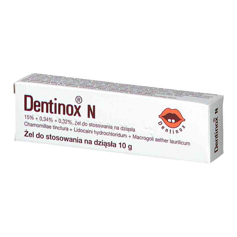 Dentinox N żel 10 g od DENTINOX GESELLSCHAFT FÜR PHARMA PZN 08300102