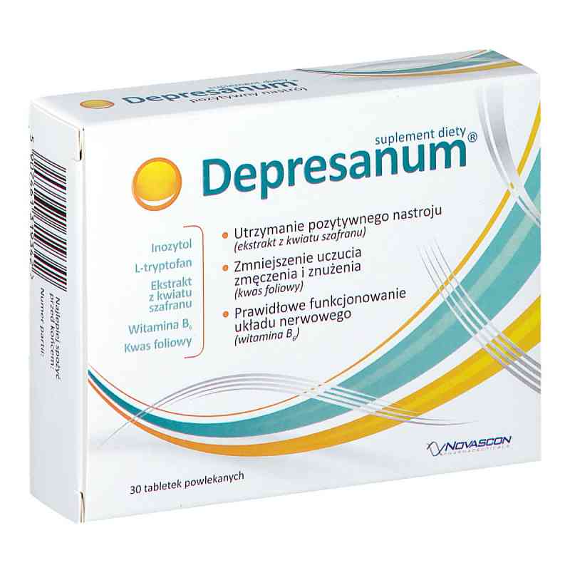 Depresanum tabletki powlekane 30  od NOVASCON PHARMACEUTICALS SP. Z O.O. PZN 08301152