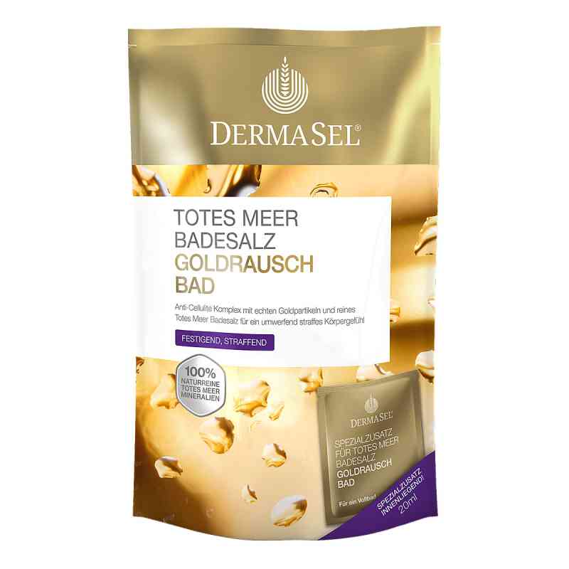 Dermasel sól do kąpieli z Morza Martwego Złocista Gold Exklusiv 1 op. od Fette Pharma GmbH PZN 07390197