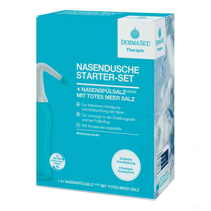 Dermasel Therapie Nasendusche Starter-set 1 op. od MCM KLOSTERFRAU Vertr. GmbH PZN 14242439