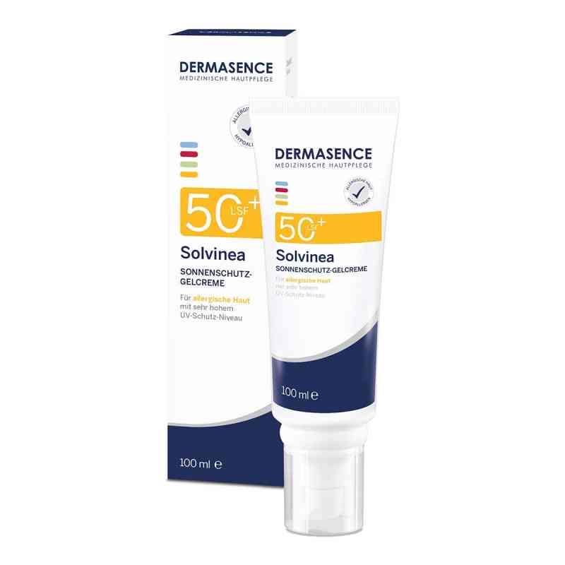 Dermasence Solvinea krem-żel do ochrony przeciwsłonecznej Lsf 50 100 ml od Medicos Kosmetik GmbH & Co. KG PZN 19488205