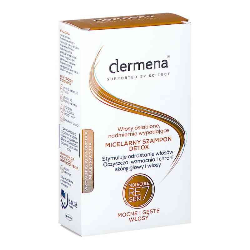 Dermena Detox szampon micelarny włosy osłabione, wypadające 200 ml od PHARMENA S.A. PZN 08303426
