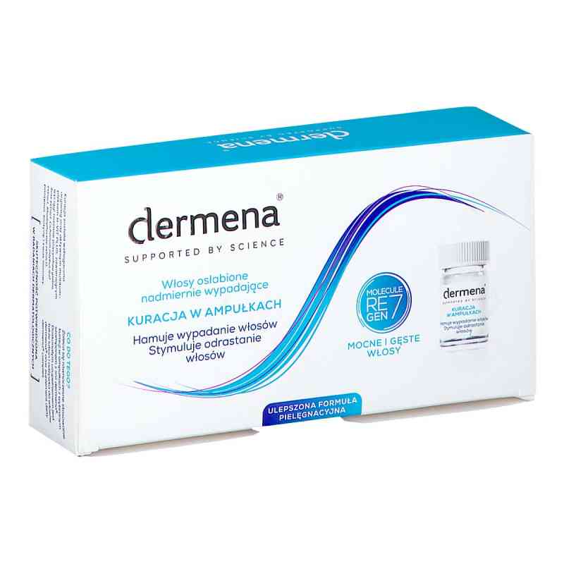 DERMENA Kuracja w ampułkach do włosów osłabionych, nadmiernie wy 15 amp. od PHARMENA S.A. PZN 08303415