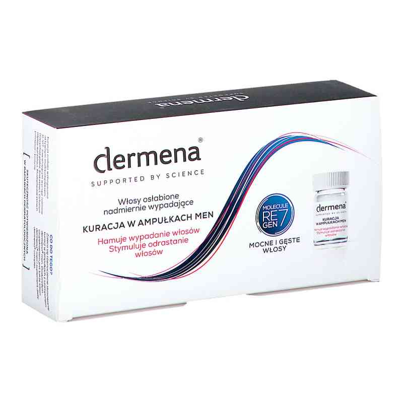 DERMENA MEN Kuracja w ampułkach hamująca wypadanie włosów, dla m 15  od PHARMENA S.A. PZN 08303413