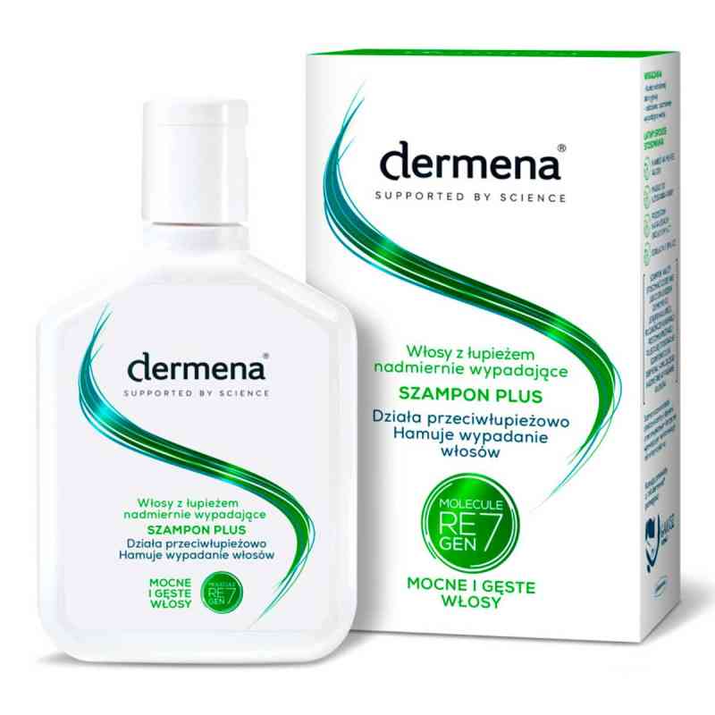 Dermena Plus szampon przeciwłupieżowy dla wypadających włosów 200 ml od PHARMENA S.A. PZN 08300953