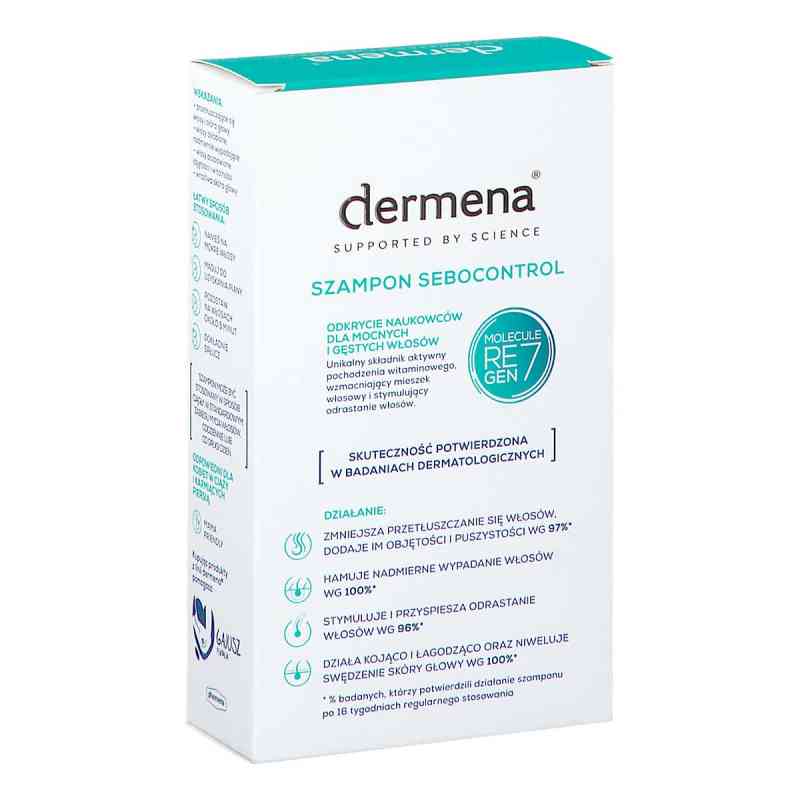 DERMENA Szampon Sebocontrol włosy przetłuszczające się, nadmiern 200 ml od PHARMENA S.A. PZN 08303786