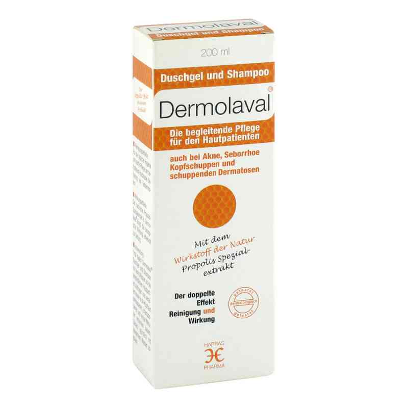 Dermolaval Duschgel+shampoo f.d.Hautpatienten 200 ml od HARRAS-PHARMA-CURARINA GmbH PZN 01745506