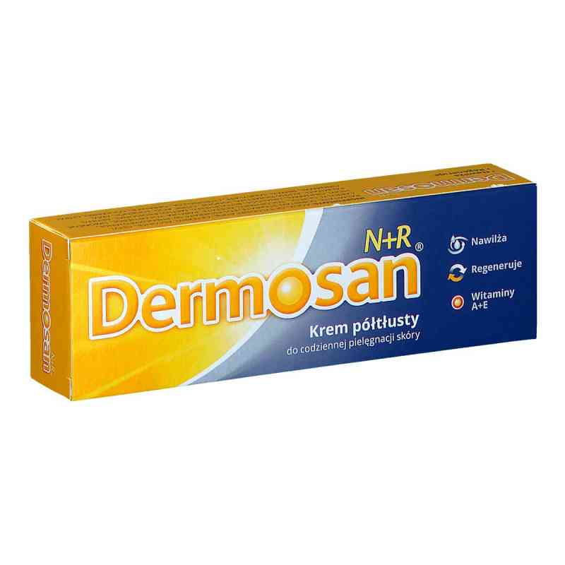 DERMOSAN N+R Krem półtłusty d/piel.skóry 40 g od GLAXOSMITHKLINE PHARMACEUTICALS S.A. PZN 08301596