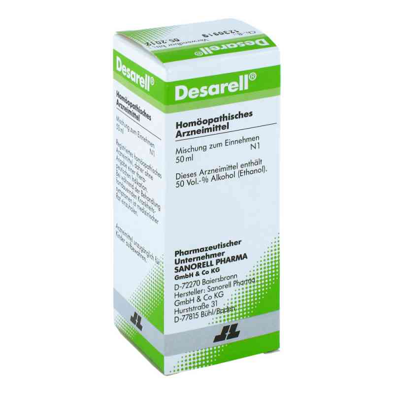 Desarell fluessig 50 ml od Sanorell Pharma GmbH PZN 06604093